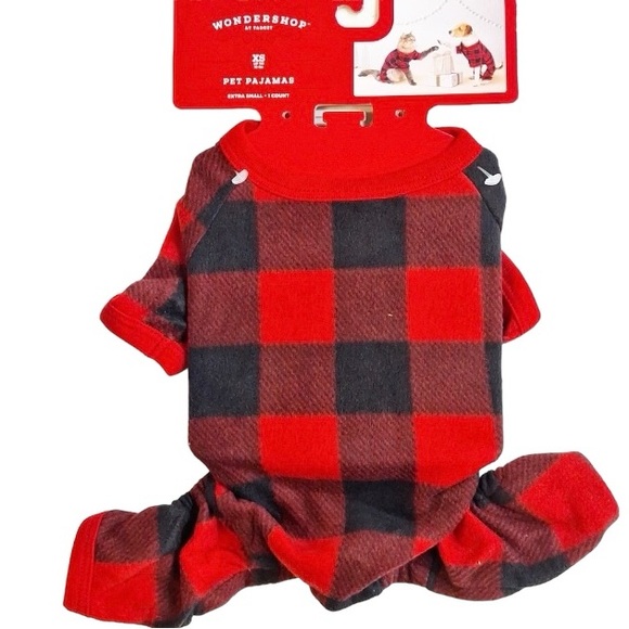 Wondershop NWT Buffalo Check Matching Family Dog/Cat Pajamas XS,S,M,L,XL - Picture 5 of 13